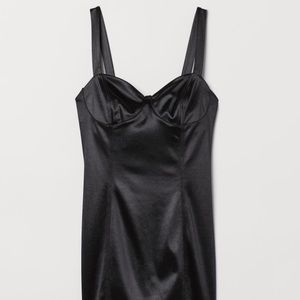 NWT satin-like mini dress